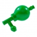 PIPETADOR DE BORRACHA 3 VIAS COR VERDE