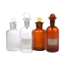 FRASCO BOD (DBO) INCOLOR COM ROLHA DE VIDRO CAP. 300ML JUNTA 20MM