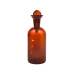 FRASCO BOD (DBO) ÂMBAR COM ROLHA DE VIDRO CAP. 300ML JUNTA 20MM
