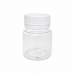 FRASCO PET CRISTAL COM TAMPA LACRE ROSCA CAP. 50ML