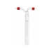 FRASCO LAVADOR DE GASES COM CHARUTO CAP. 125 ML