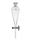 FUNIL DE SEPARAÇÃO SQUIBB/PÊRA COM TORNEIRA TF E TAMPA POLI