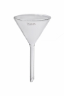 FUNIL DE VIDRO LISO HASTE CURTA