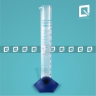 PROVETA DE VIDRO GRADUADA BASE HEXAGONAL DE POLI