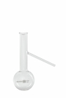 BALÃO DE DESTILAÇÃO DE VIDRO COM SAÍDA LATERAL