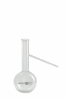 BALÃO DE DESTILAÇÃO DE VIDRO COM SAÍDA LATERAL