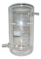 Becker Encamisado 600ml Vidro Boro Reforçado 