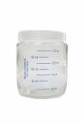 KIT 10 FRASCO DE VIDRO COLETA DE LEITE MATERNO CAP 175ML