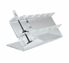 SUPORTE EM ACRILICO INCLINADO PARA 6 SERINGAS BOTOX EST&Eacute;TICA DERMATOLOGISTA