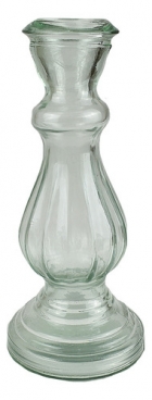 CASTI&Ccedil;AL DE VIDRO CANDELABRO VASO DECORA&Ccedil;&Atilde;O 28cm