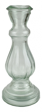 CASTI&Ccedil;AL DE VIDRO CANDELABRO VASO DECORA&Ccedil;&Atilde;O 28cm