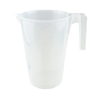 COPO BECKER DE PLÁSTICO COM ALÇA GRADUADO EM RELEVO
