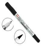 CANETA MARCADORA, IDENTI PEN, PONTA DUPLA, SAKURA, COR PRETA