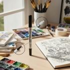 CANETA MARCADORA, IDENTI PEN, PONTA DUPLA, SAKURA, COR PRETA