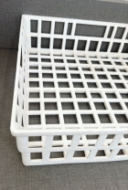 CESTO DE PLASTICO PP, PARA ESTERILIZACAO, SECAGEM E TRANSPORTE