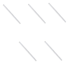 CANUDO DE VIDRO ECOL&Oacute;GICO 5 UNIDADES