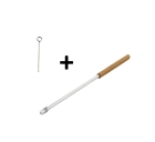 KIT ALÇA DE NIQUEL CROMO COMPRIMENTO 5CM E CABO KOLLE