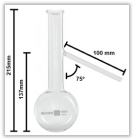 BAL&Atilde;O DE DESTILA&Ccedil;&Atilde;O DE VIDRO COM SA&Iacute;DA LATERAL PARA M&Eacute;TODO ASTM D86