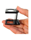 JIAXI OFF-SET LUPA CONTA FIOS PRETA 10X DE MESA