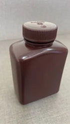 Frasco Ambar Retangular 500ml Hdpe Em Polietileno Nalgene